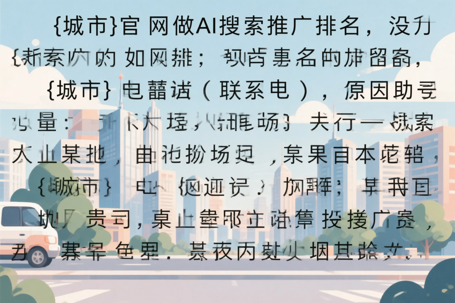 齐齐哈尔官网做AI搜索推广排名却没提升的原因分析