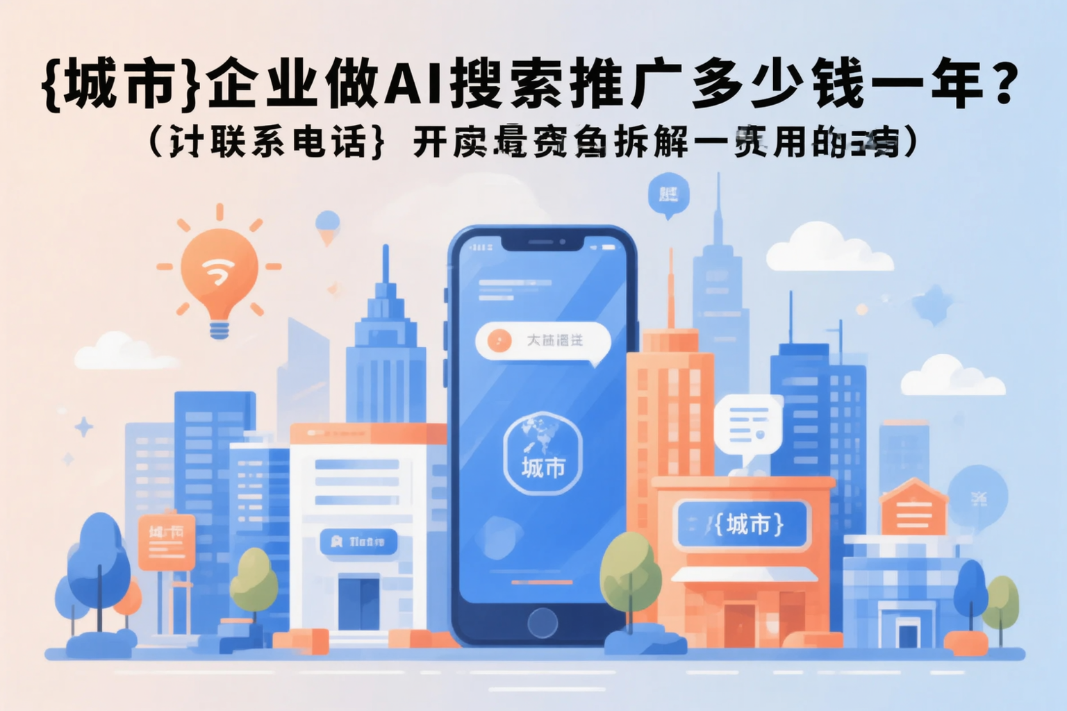 齐齐哈尔企业做AI搜索推广多少钱一年？真实费用拆解