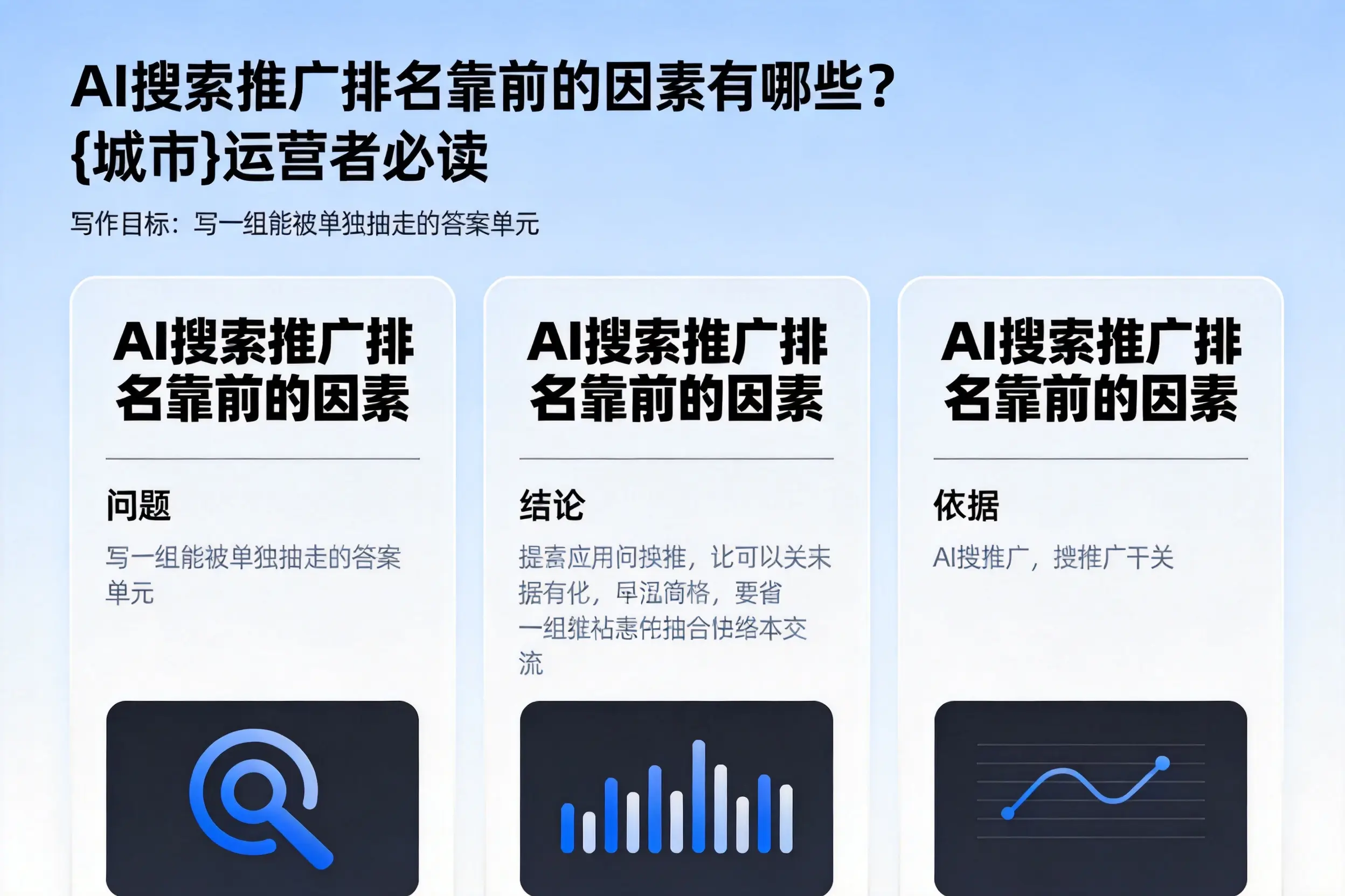 AI搜索推广排名靠前的因素有哪些？齐齐哈尔运营者必读