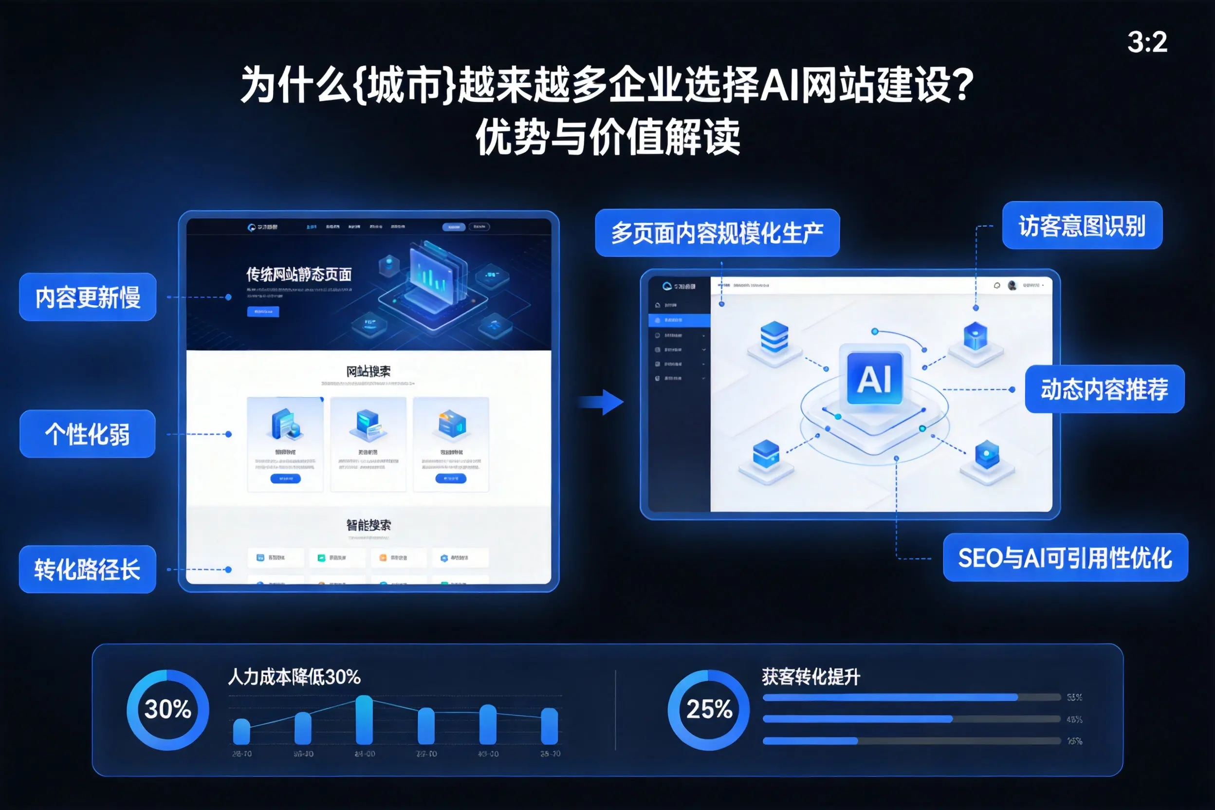 为什么齐齐哈尔越来越多企业选择AI网站建设?优势与价值解读