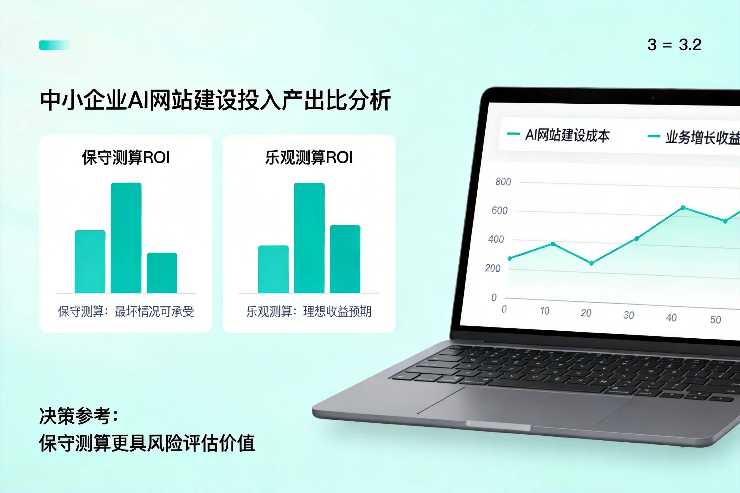 齐齐哈尔中小企业AI网站建设投入产出比怎么算？先看这份分析